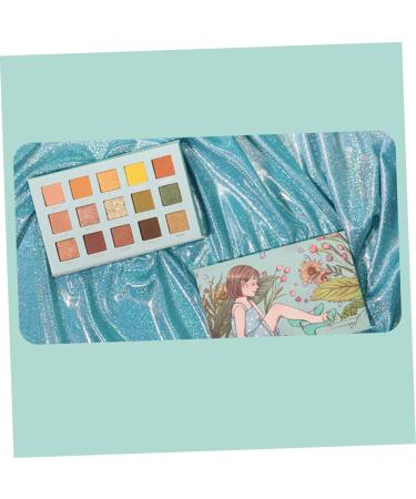 CANIGHT 1pc 15 Cosmetic Pallet Compact Glitter Eye Eye Shadow Green - Buy Online on SooperMarket.com
