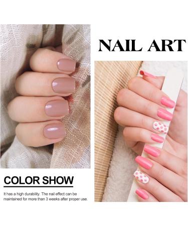 Nail Varnish Sets - Nude Pink Nail Polish Set - Quick Dry & Long Lasting Nail Polish - Oil-Based Formula Nail Polish Gift Set for DIY Nail Art No Need Baking - Buy Online on SooperMarket.com