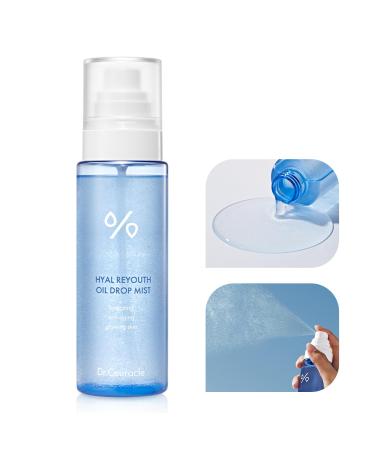 Dr.Ceuracle Hyal Reyouth Oil Drop Mist Hydrating Spray Serum for Radiant Skin Sugar Cane Extract-Plant Based Squalane Oil Anti-Aging Facial Toner Mist for Dry Sensitive Skin Hyaluron Acid 4.22 Fl.oz