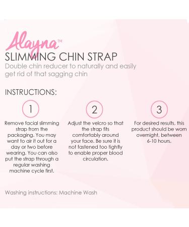 Alayna V Line Face Slimming Mask Chin Lifting Belt - Medium | Double Chin Reducer | Face Lift V Shaped Contour Strap | Anti-Wrinkle Chin Up Patch | Reusable - Pack of 1 - Buy Online on SooperMarket.com
