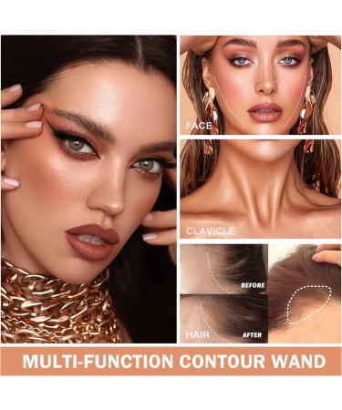 Liquid Contour Beauty Wand Cream Bronzer Contour Wand Soft Smooth Glossy Lightweight Long Lasting Waterproof Liquid Contour Stick Makeup Kit For Face With Natural Nude Finish (05# Contour Wand) 05#contouring Wand - Buy Online on SooperMarket.com