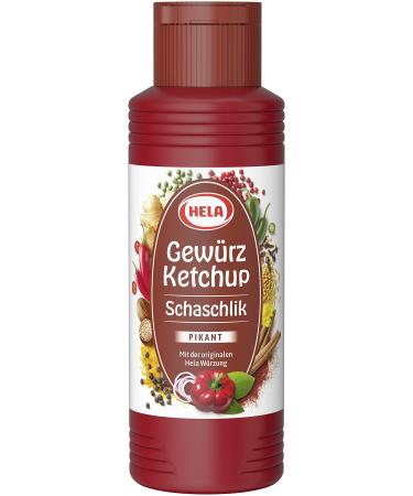 Hela Shashlik Spice Ketchup pack of 6 (6 x 300 g) 6 x 300 ml