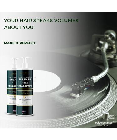 Sodium Lauryl Sulfate Free Shampoo & Conditioner Set - All Natural Paraben & Sulfate Free for Color Treated Hair - Ideal for Men & Women - International Shipping Available - Buy Online on SooperMarket.com