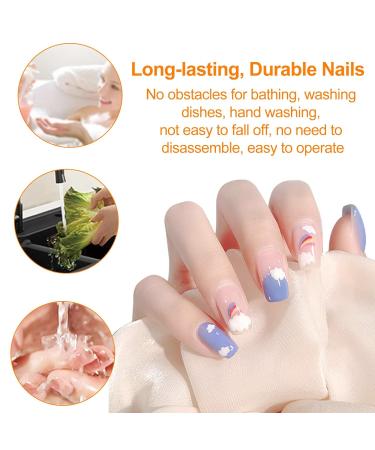 False Nail Jelly Glue Double Sided Nail Adhesive Tabs Waterproof Breathable Jelly Adhesive Tab Glue Sticker for Woman Girl(20 Sheets) - Buy Online on SooperMarket.com