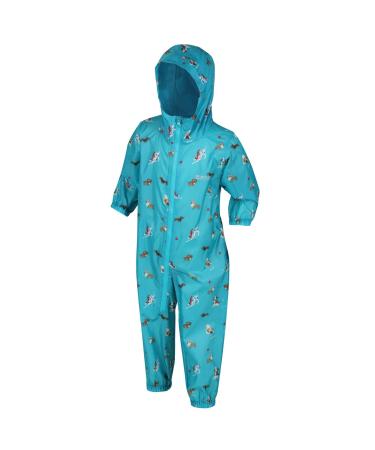 Regatta Unisex Kids Puddle Iv All-in-One Suit 6-12 Months Dog (Blue)