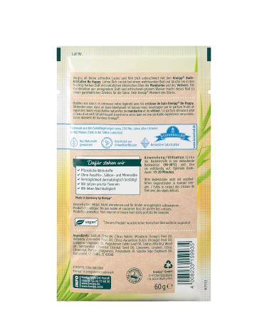 Kneipp Bath Crystals Be Happy - Fruity Herbal Bathing Salt with Natural Essential Oils - 60g - Buy Online on SooperMarket.com