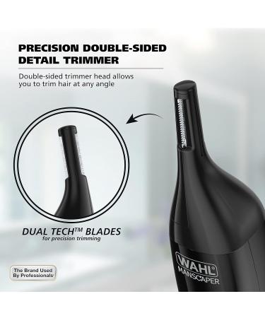 Wahl Manscaper Rechargeable Trimmer | Precision Grooming for Hair Eyebrows & Nose - International Shipping Available - Buy Online on SooperMarket.com