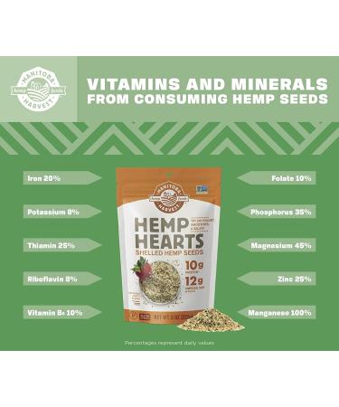 Hemp Seeds - 24oz | 10g Protein, 12g Omega 3 & 6 | Non-GMO, Vegan, Keto, Gluten-Free - Manitoba Harvest - Buy Online on SooperMarket.com
