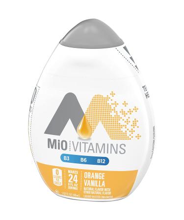 Mio Vitamins Liquid Water Enhancer Orange Vanilla 1.62 OZ - 4 Pack | 6.48 Fl Oz Total - Buy Online on SooperMarket.com