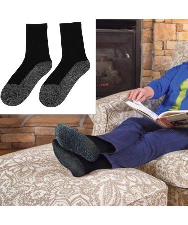 Redty Heated Compression Socks for Men & Women - 2 Pairs Washable Sporty Foot Warmers with Constant Temperature - Ideal for Hiking & Outdoor Activities - Buy Online on SooperMarket.com