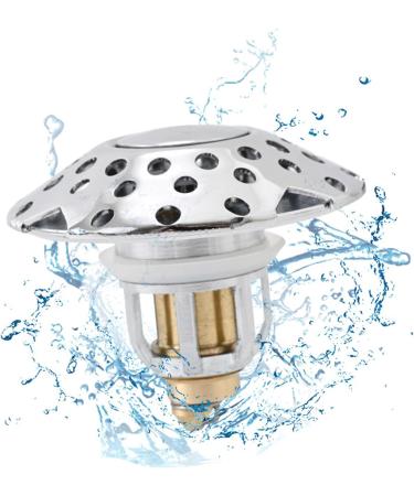 Convenient Drain Stopper Efficient Popup Drain Anti-Odor Sink Strainer Simple Replacement Lightweight for Bathroom Sinks Sink Strainer Plug Easy to Use Bathroom Sink Plug Leak-Proof Basin Drain Plug - Buy Online on SooperMarket.com