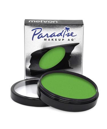Mehron Paradise Make-up AQ Pro Size |Perfect for stage and screen demonstrations special effects cosplay and Halloween |Water-activated facial and body colors 40 g light green