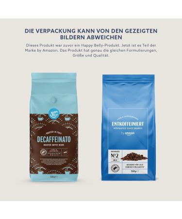 Buy Amazon Decaffeinated Coffee Beans Decaffeinato 1kg - Rainforest Alliance Certified - 2x500g Packs - Buy Online on SooperMarket.com