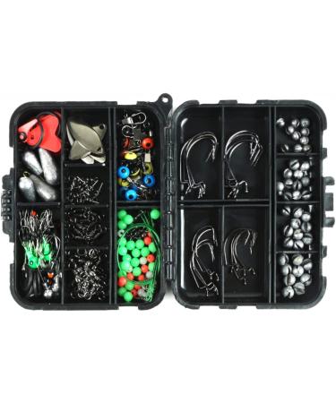 LIXADA 188-Part Fishing Accessory Set | Tackle Box Pliers Jig Hooks & More | 273 & 343 Accessories | International Shipping Available - Buy Online on SooperMarket.com