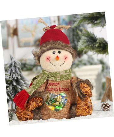KALLORY Candy Bags Candy Bag for Christmas Linen Christmas Bags Child Zipper Apple Bag 1 count (Pack of 1) As Shown - Buy Online on SooperMarket.com