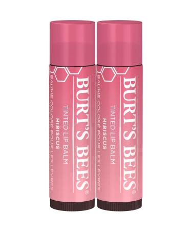 Burt's Bees Tinted Lip Balm Hibiscus 0.15 Ounce 2 Count by Burt's Bees