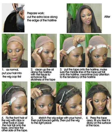 AIDIRui 36Pc/Lot Strong Wig Tape Double Sided Adhesive Extension Hair Tape Strips Waterproof for Toupee Lace Wigs Film Adhesive - Buy Online on SooperMarket.com