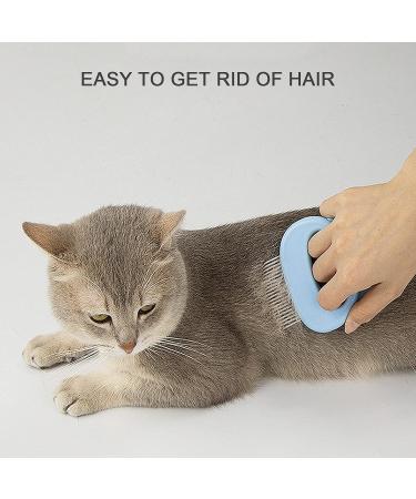 Cat Grooming Comb Moderately Bent Comfortable Grip Durable Cat Shell Comb Environmentally Friendly for Dog for Cat(blue) - Buy Online on SooperMarket.com
