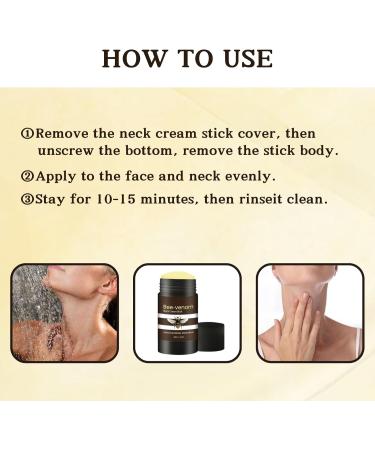 Neck Firming Cream Bee-Venom Neck Cream Stick Skin Tightening Cream Body Anti Wrinkle Cream Anti Aging Moisturising & Nourishing Lifting Smooth Neck Lines Night Cream For Women - Buy Online on SooperMarket.com