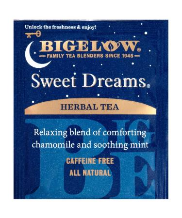 Bigelow Sweet Dreams Herbal Tea - 28 Count | Relaxing Bedtime Tea - Buy Online on SooperMarket.com