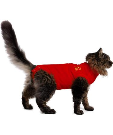 MPS Medical Pet Shirt Cat Surgery Recovery Suit Red X-Small - Buy Online on SooperMarket.com