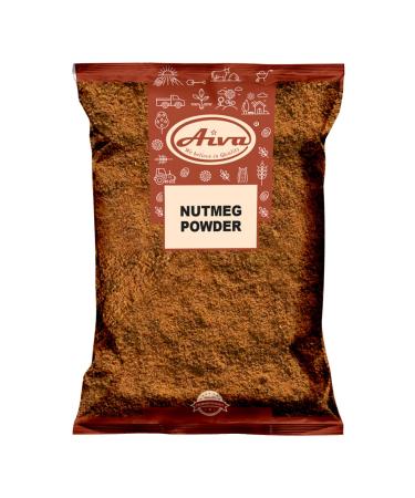 AIVA Nutmeg (Jaiphul) Ground Powder Natural Spice | Vegan | NON-GMO | Indian Origin - (400gm (14 Ounce)) 400gm ( 14 Ounce )