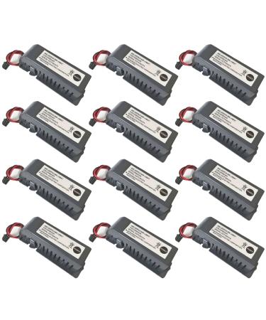 WELLVEUS 12 Pack MR-J3BAT Battery for MELSERVO MR-J3BAT for ER6VC119A/B 3.6V 2000mAh
