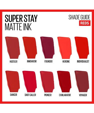 Maybelline SuperStay Matte Ink Liquid Lipstick - Individualist Spiced Edition (0.17 fl oz) - Buy Online on SooperMarket.com