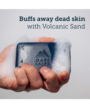 Oars + Alps Exfoliating Bar Soap | Dermatologist Tested, Shea Butter Hydrating | Vegan & Gluten Free - Buy Online on SooperMarket.com