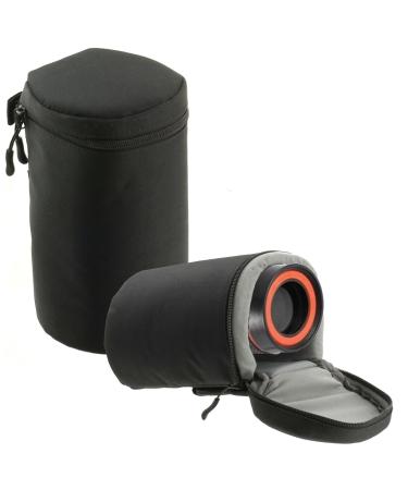 Navitech Black Waterproof Camera Lens Protective Case Bag - Compatible With The Sony E 18-200mm f/3.5-6.3 LE OSS Lens