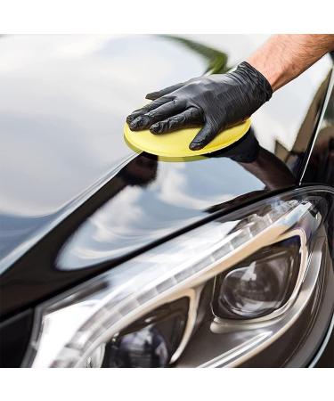 XROLAND Wax Foam Sponge 20Pcs Car Round Waxing Polish Wax Foam Sponge Applicator Pads 10Cm Cleaning Sponge Clean Washer Washing Tool Car Clean - Buy Online on SooperMarket.com