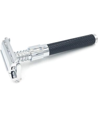 Buy Parker 92R Graphite Gray Heavyweight Double Edge Safety Razor for Men - Includes 5 Premium Blades | International Shipping Available - Buy Online on SooperMarket.com