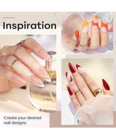 Modelones Nail Tips and Glue Gel Kit with Nail Lamp - 4 in 1 Upgraded Gel x Nail Kit for Fast Nail Extensions | Valentine's Gift for Women - Buy Online on SooperMarket.com