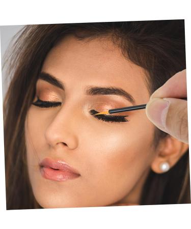 HAPINARY 200 Pcs Disposable Eyeliner Brush Eyeliner Blending Brush Cosmetic Eye Wands Gel Eyeliner Makeup Eye - Buy Online on SooperMarket.com