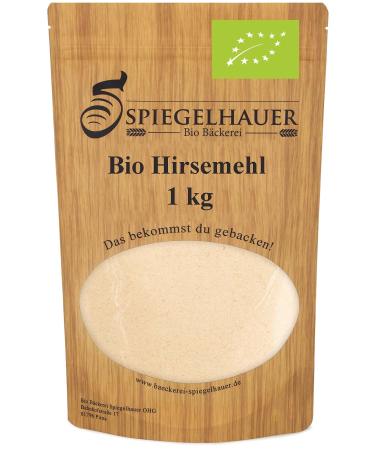 Organic millet flour 1 kg gluten-free flour for light bread