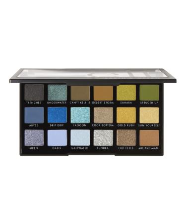 e.l.f. Earth & Ocean Eyeshadow Palette | 18 Matte & Shimmer Shades | Ultra-Pigmented  Luxe Formula | 0.6 Oz (17g)