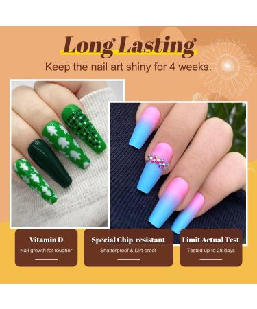 Lavender Violets 36 Colors Dip Nails Powder Starter Kit - Glitter Dipping Nail Powder Set for Beginners and Professionals - Blue, Green, Pink, Red, Purple - All Seasons DIY Manicure M955 - Buy Online on SooperMarket.com