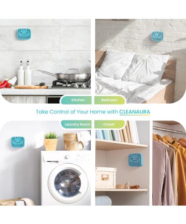 Home Zone Living Cleanaura Desodorative Filter Set Carbon Filter Bag & Magnetic Sticker for Odor Elimination | International Shipping Available - Buy Online on SooperMarket.com