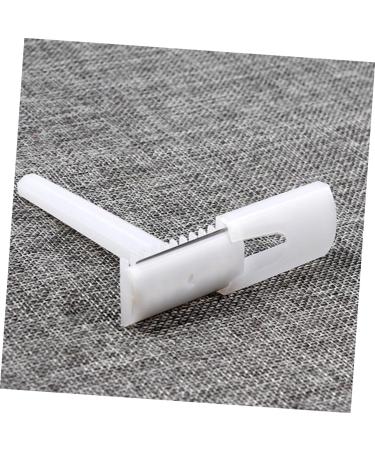 Magiclulu 50-Pack Disposable Skin Knives & Hair Razors - Reusable Straws with Case for Men & Pedicure - Double-Cut Hair Removal Razor (ABS White) - Buy Online on SooperMarket.com