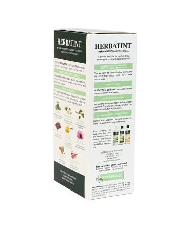 Herbatint 1N Black Permanent Hair Color Gel - 4.56 fl oz | Natural & Gentle Formula - Buy Online on SooperMarket.com