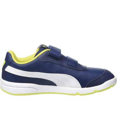 PUMA Kids Stepfleex 2 Sl Ve V Ps Trainers 10 UK Child - Peacoat/White/Yellow - Buy Online on SooperMarket.com