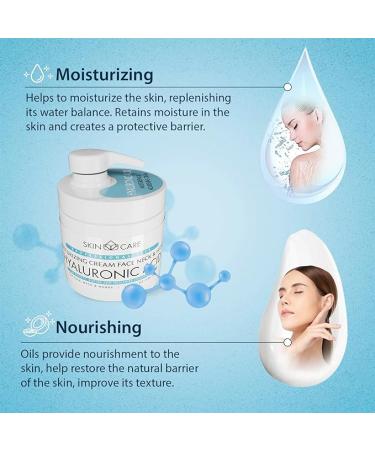 Hydrating 3-in-1 Moisturizing Cream with Hyaluronic Acid - Face  Neck & Hands - 16.9 fl. oz - Buy Online on SooperMarket.com