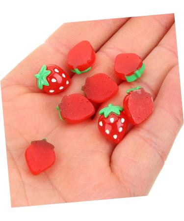 FRCOLOR Pack of 60 Nail Art Accessories Gothic Home Decor Charms Lip Gloss Nail Art Charm Nail Decorations for Nail Art Manual Fruit Slices Fruit Strawberry 3D Cut Cherry Resin Red - Buy Online on SooperMarket.com