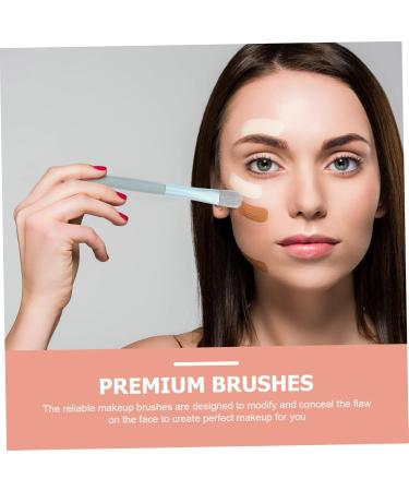 Balacoo Travel Makeup Kit - 3 Sets of Cosmetics Supplies & Brushes for Women | Blue Powder Applicator Brush Wooden Handle Beauty Set - Buy Online on SooperMarket.com