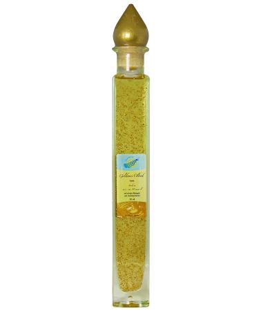 Chi-Enterprise Golden Oilbad Silk 200 ml I High-quality bathing oil with silk protein ylang ylang & real gold leaf i bath additive for a nourishing relaxation pool
