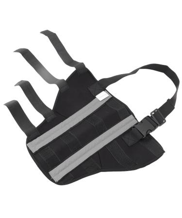 Dog Rear Leg Protector Dog Safe Neoprene Material Rear Leg Support Prevent Licking for Injury Recovery (L)