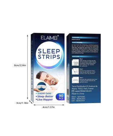 Snoring and Lip Patch - Nasal and Mouth Shutting, Promotes Respiratory Breathing, Skin Care for Dry Skin - One Size, White - Buy Online on SooperMarket.com