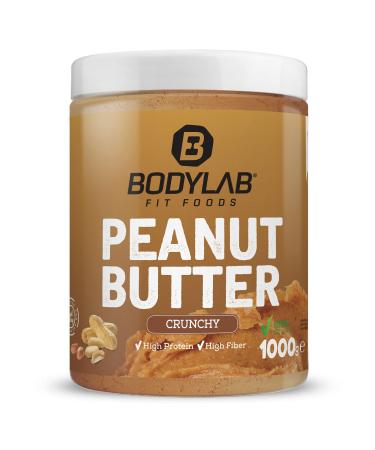 Bodylab24 100% Peanut Butter 1000g Peanut butter without additives Crunchy