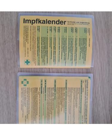 VOCIBO 2-Pack Vaccination ID Protective Cover | Waterproof Vaccine Card Holder for Adult Pass | Fits 93x130mm Vaccination Pass - Buy Online on SooperMarket.com