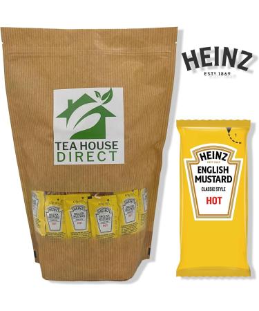 Heinz English Mustard Classic Style Hot Sauce - Infuse Your Dishes with Authentic English Flavor - Convenient Single-Serve Packet for On-the-Go Deliciousness - 150 Sachets - Buy Online on SooperMarket.com
